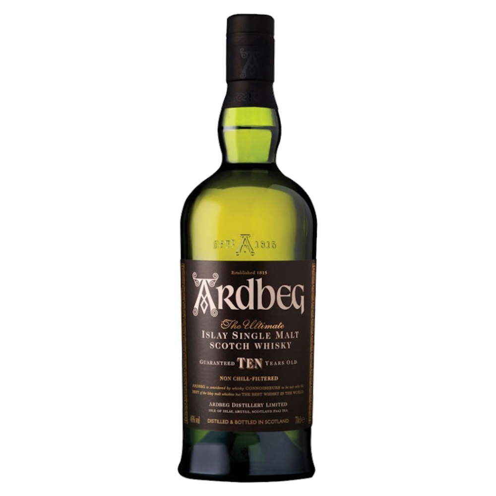Aardbeg (single malt Ecossais 5 ans -tourbé)